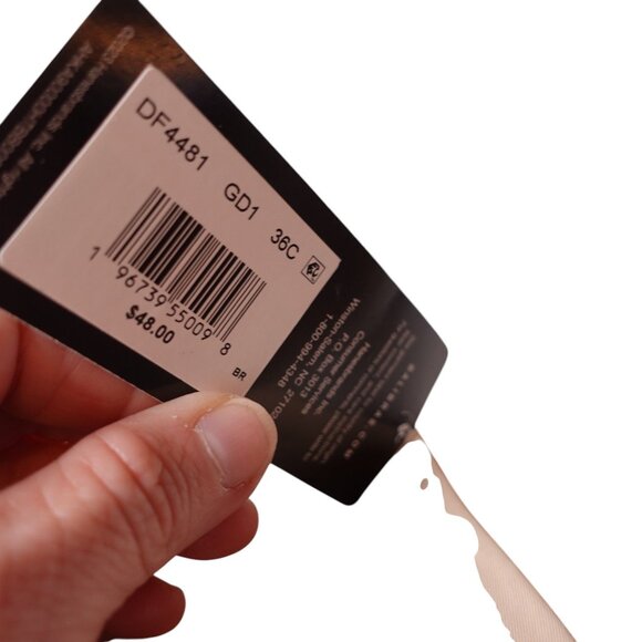 NWT Bali Ultimate Smoothing Lightweight T-Shirt Bra Sz 36C Almond Full Coverage - Picture 6 of 10